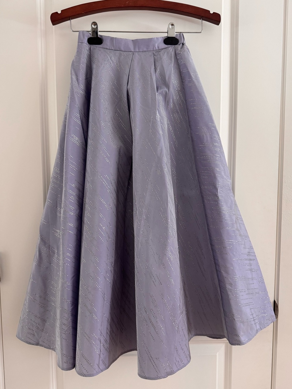 Jessica McClintock Lavender-Silver sparkles skirt Millenium 2000